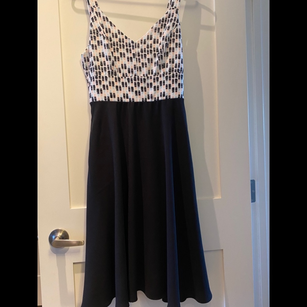 Blame Betty lipstick print bodice swing dress